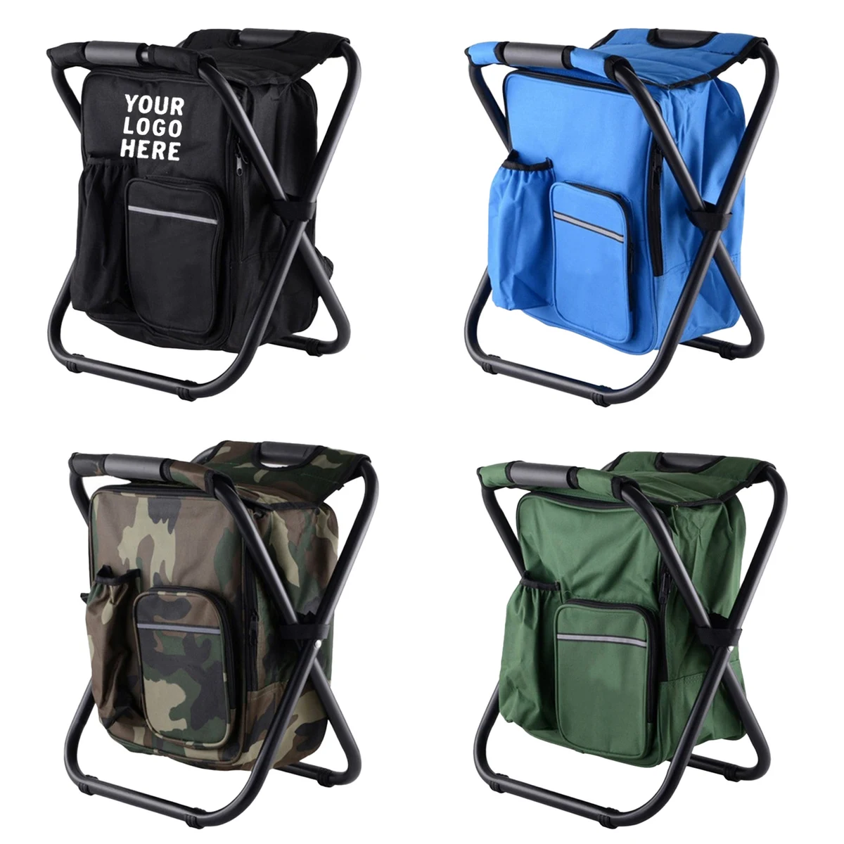 Oxford Backpack Stool Cooler Chair 1