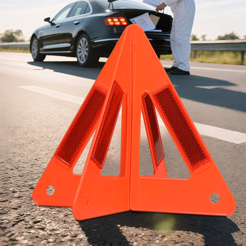 Tripod Folded Stop Sign Reflector