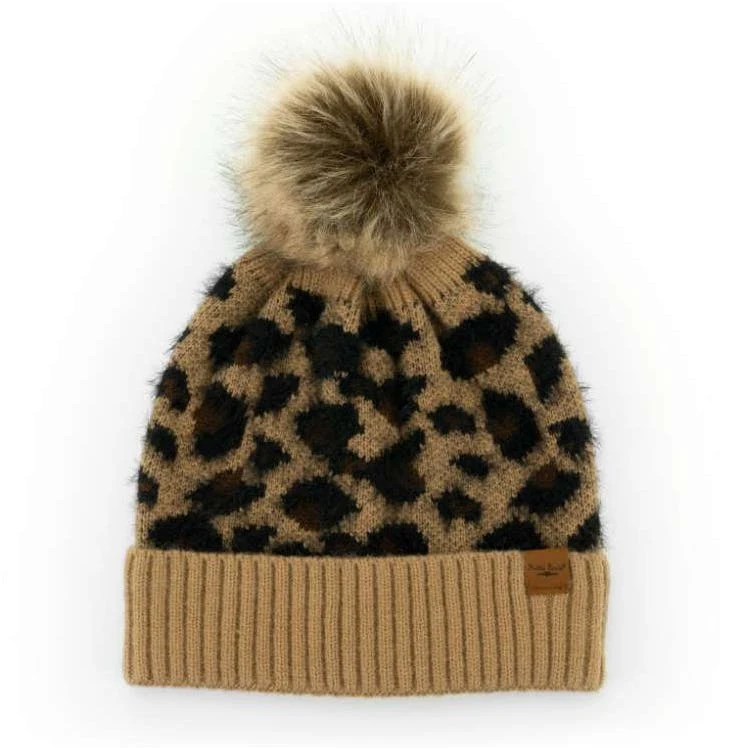 Snow Leopard Pom Hats Assorted One Size 1