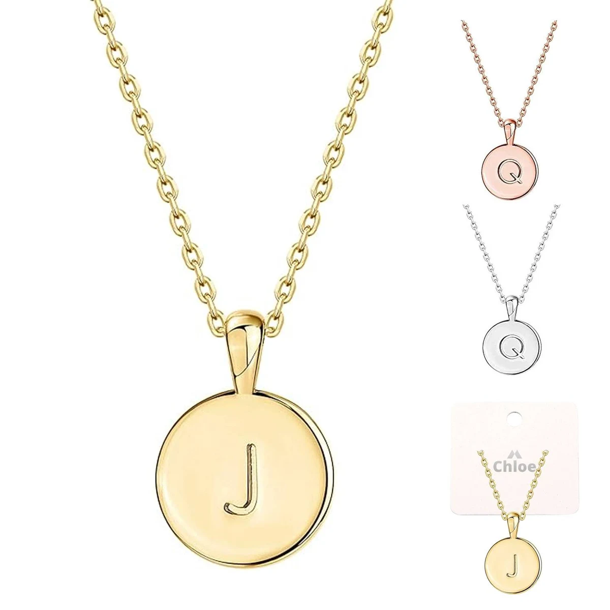 Letter Pendant Necklace 1