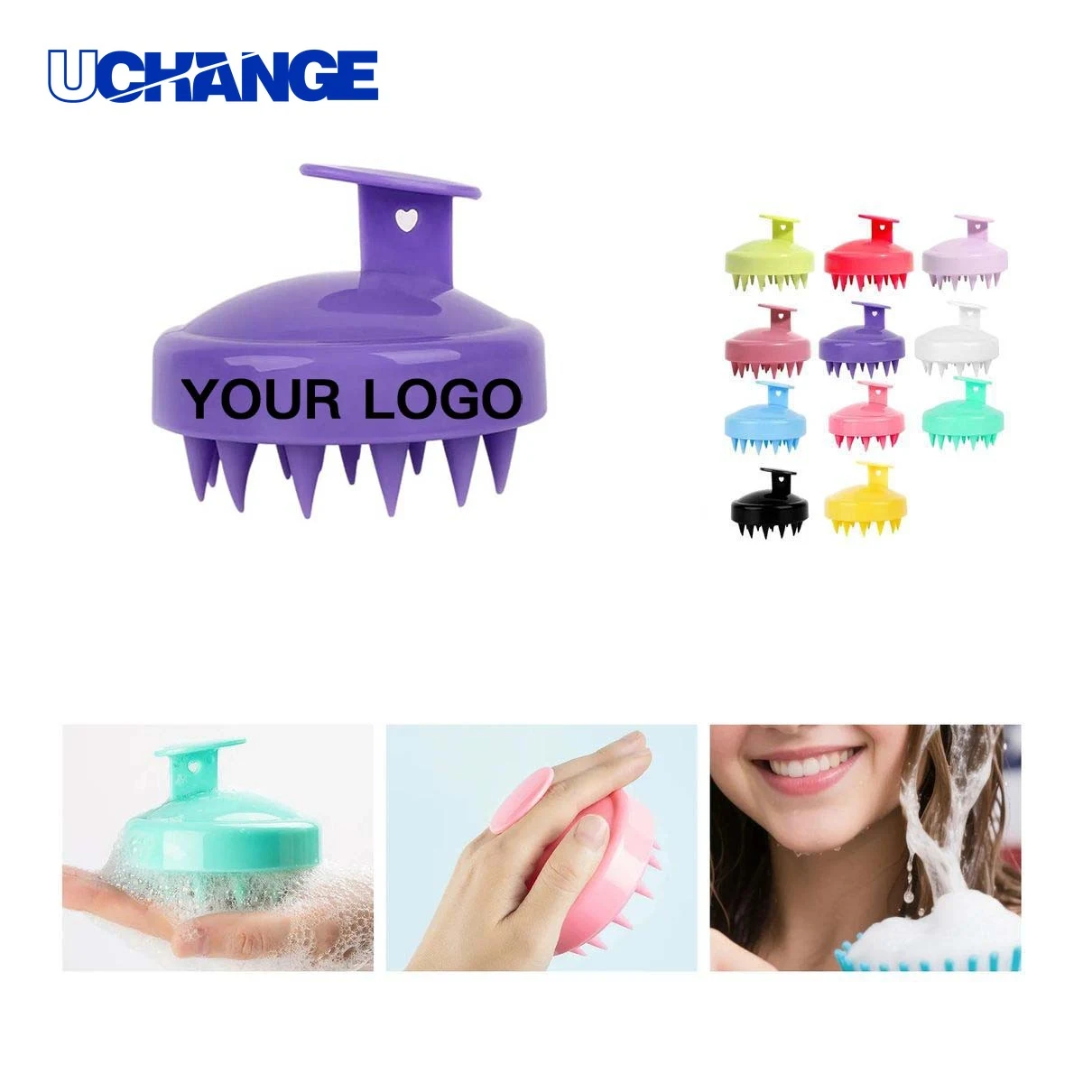 Silicone Scalp Brush Tool for Hair Care 1