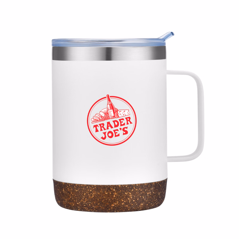 Wellspring-V 12 Oz. Campfire Mugs Cork Base (Double Walled)