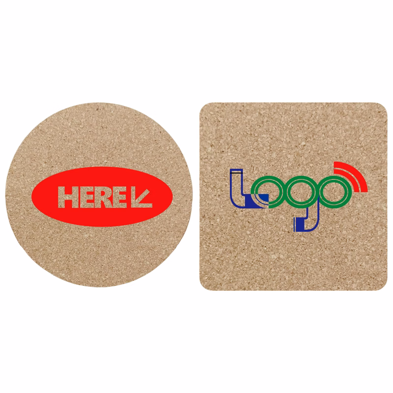 Full-Print Cork Coasters MOQ50
