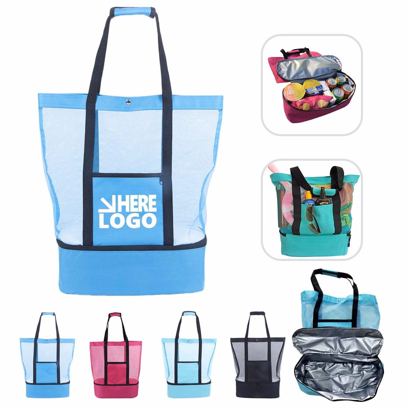 Large Mesh Beach Bags W/ Carrying Handles