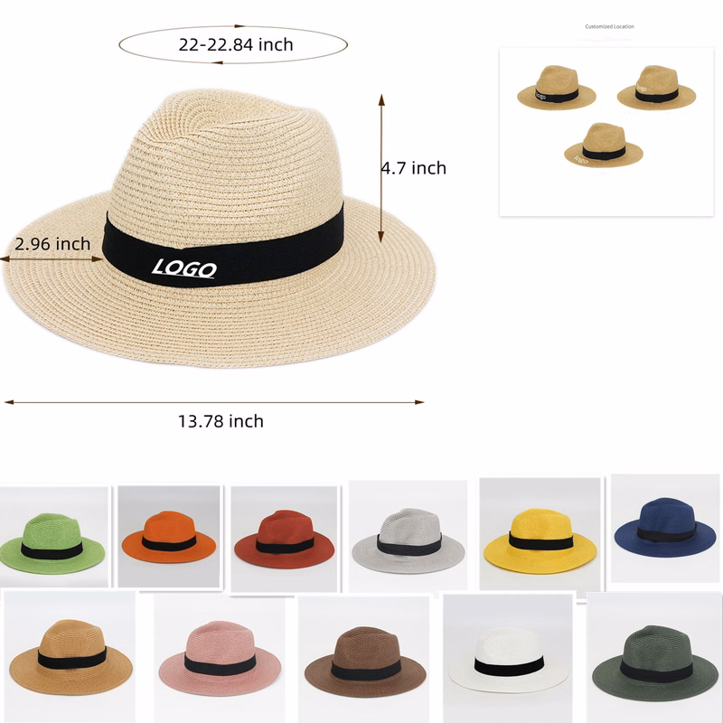 Short Brim Straw Sunhat