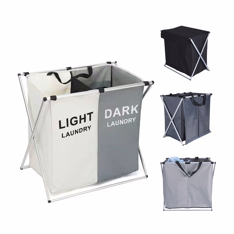 Foldable Laundry Hamperx2 Clothes Storage bag