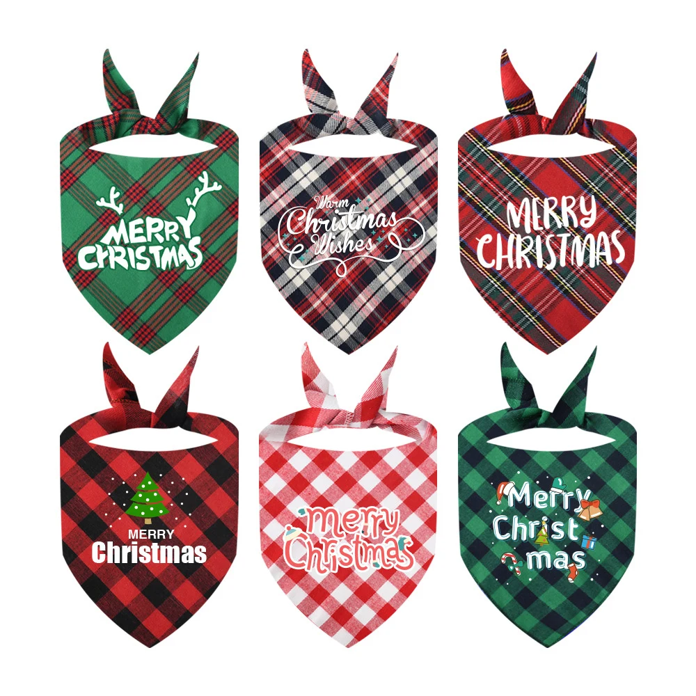 15 3/4 " Christmas Pet Saliva Towel 1