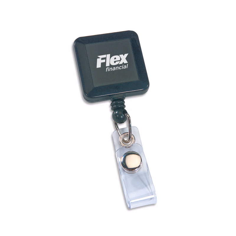 Square Retract-A-Badge Reel