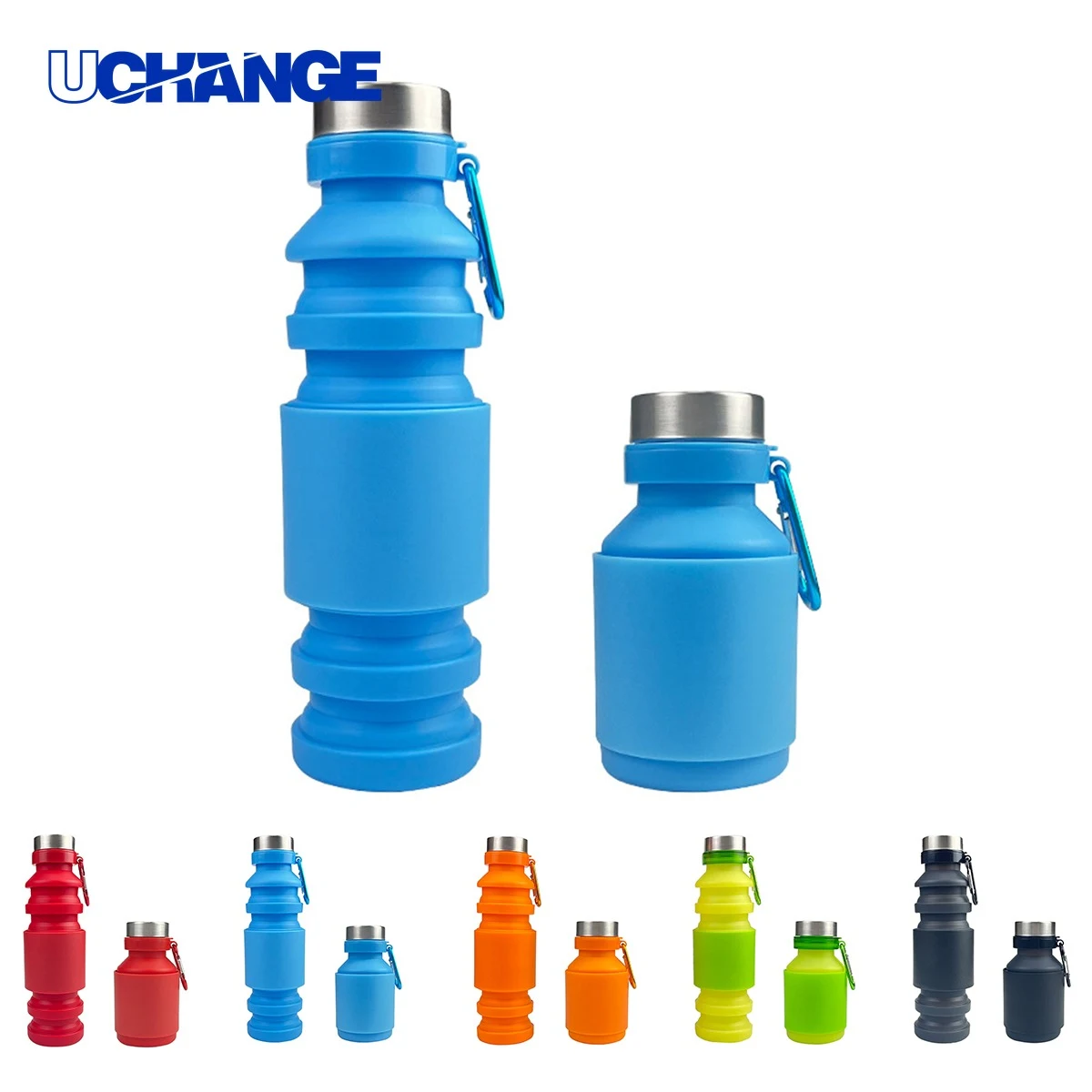 Food-Safe Silicone Water Bottle 1