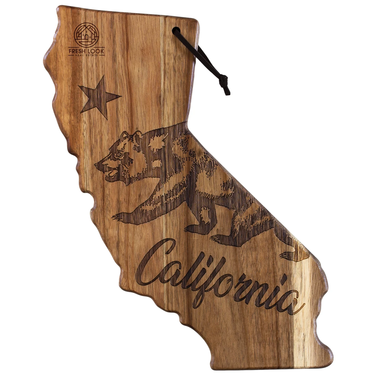 Rock & Branch® Origins Series California State Shaped Cutting & Serving Board 1