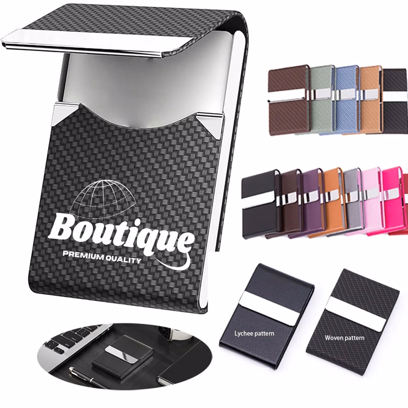 Business Name Card Holder Metal Box with Magnetic Clasp