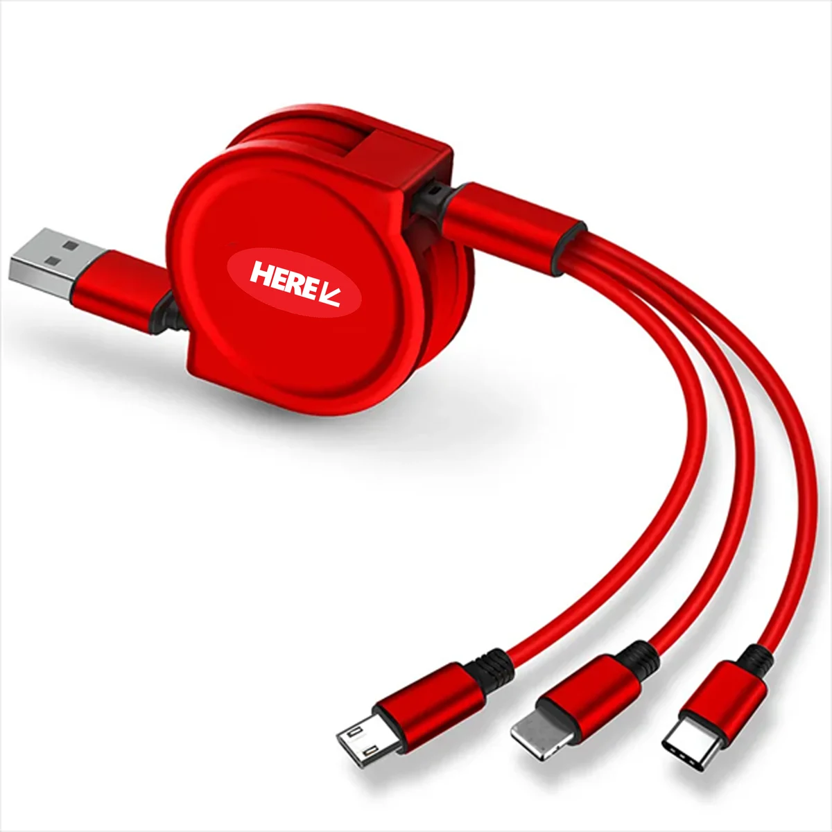 3 In 1 Telescoping Fast Charge Cable Data Line 1