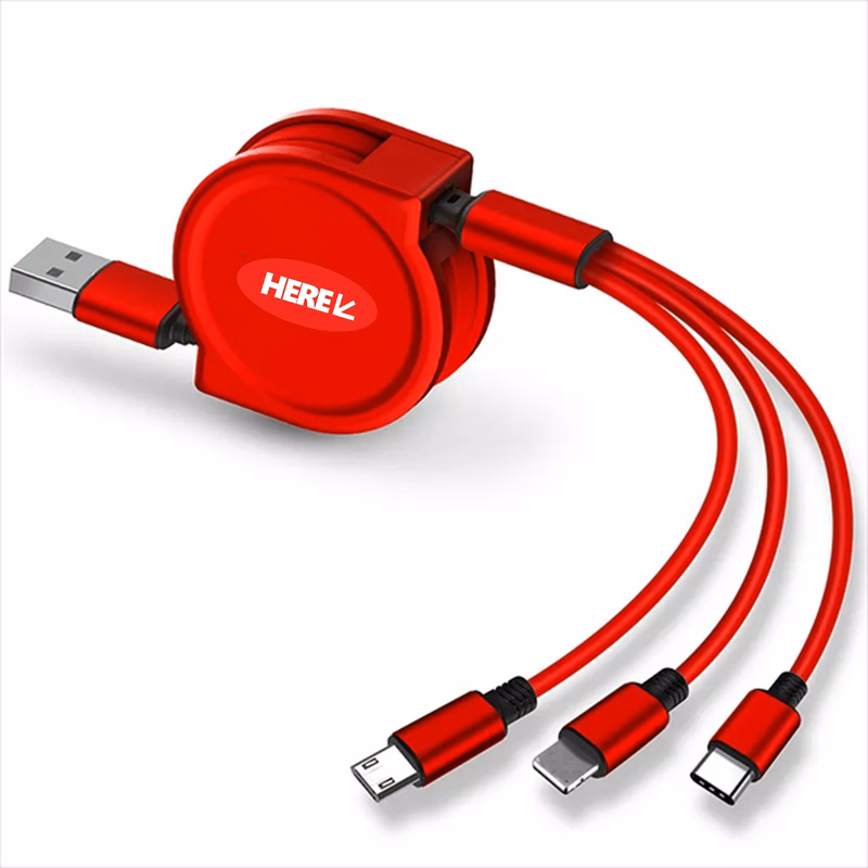 3 In 1 Telescoping Fast Charge Cable Data Line