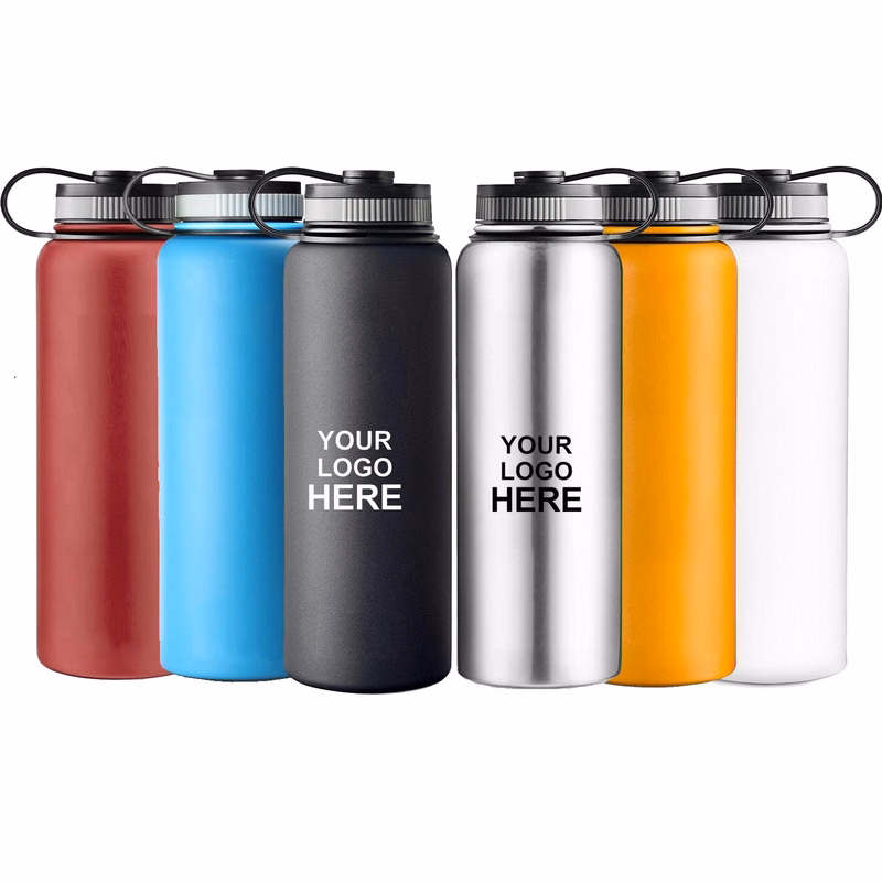 37Oz Vacuum Insulated Stainless Steel Sports Water Bottle