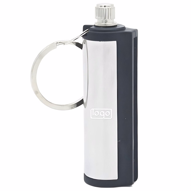 Metal Matches Lighter w/ Key Ring