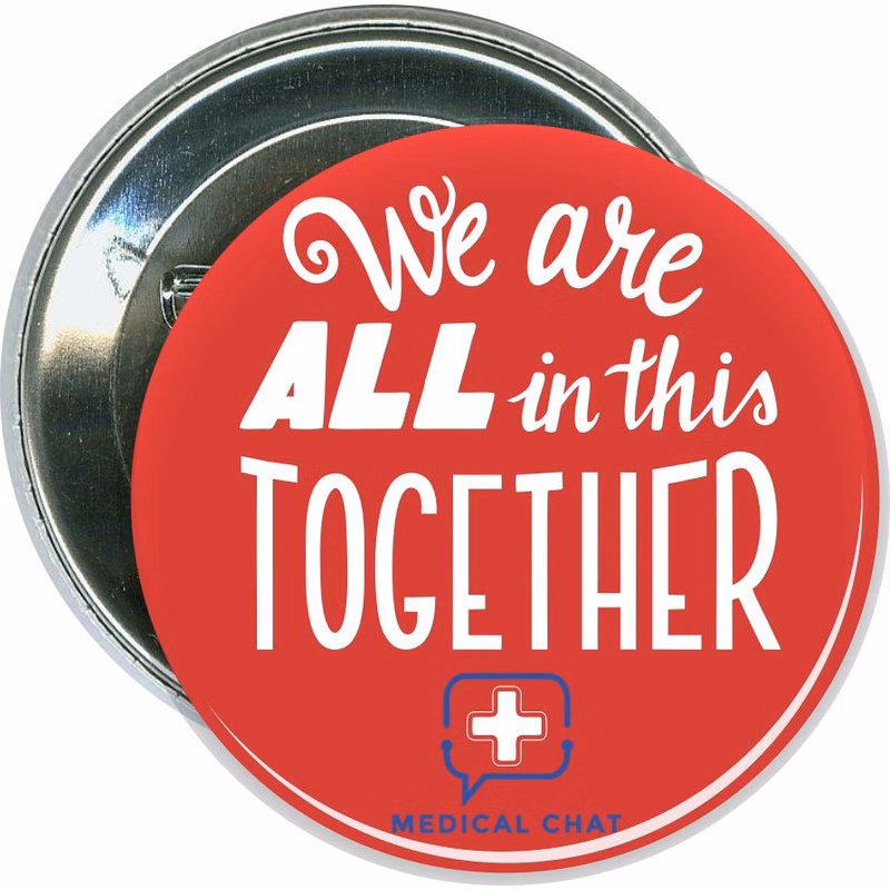 In This Together, COVID-19, Coronavirus Button