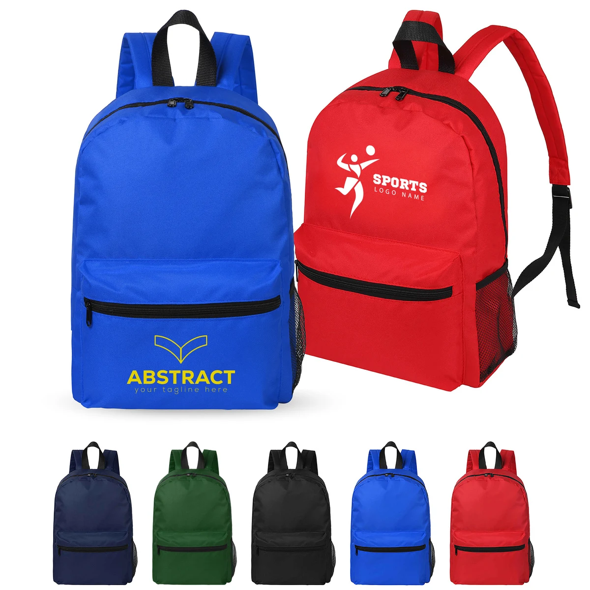 High Density 600D Heavy Duty 16" Backpack 1
