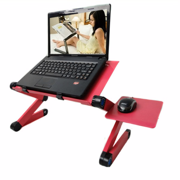 Adjustable Laptop Stand with Cooling Fan And Mouse Pad