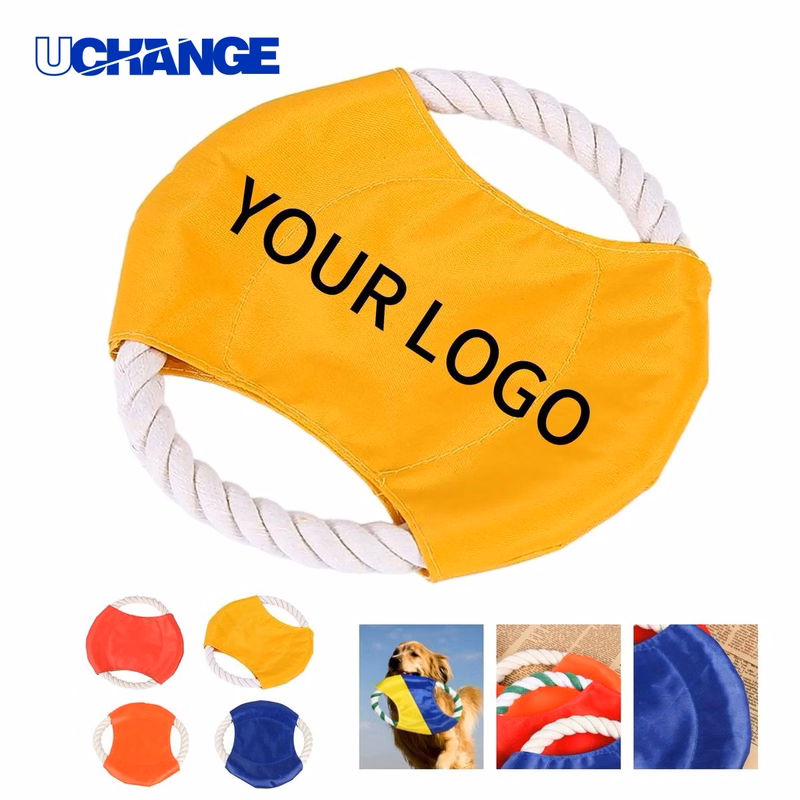 Reusable Cotton Dog Flying Disc Lightweight Design