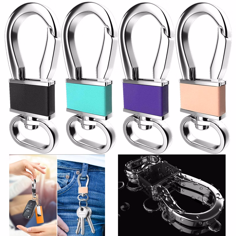 Metal Carabiner Keychain Key Clip Hook