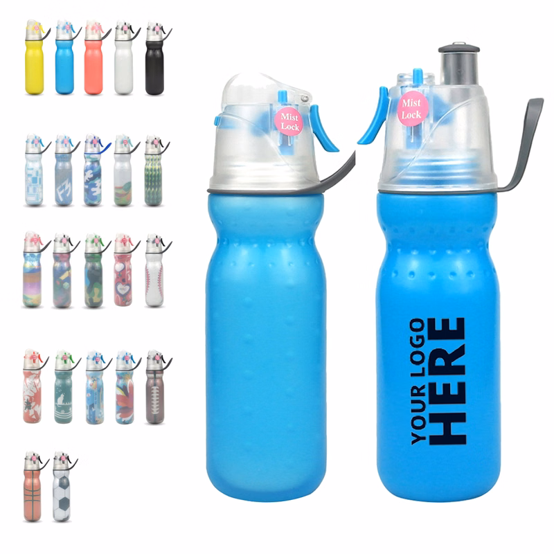 20 OZ Insulated Double Spray Water Bottle