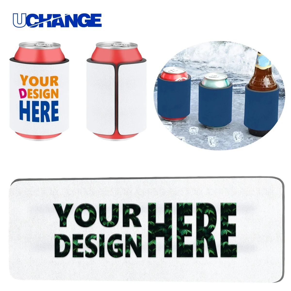 Slap Wrap Can Cooler Sleeve (12 oz), custom koozie with logo imprint 1