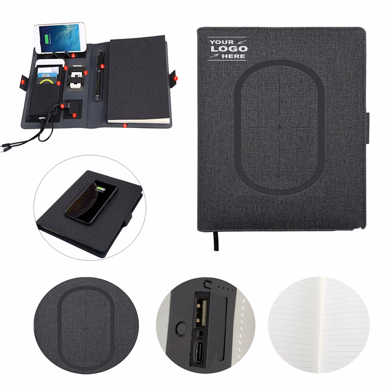 8000 mAh Wireless Charging Notebook