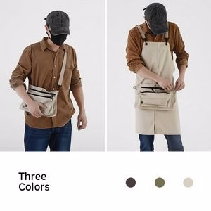 Waterproof Canvas Apron With Waist Bag