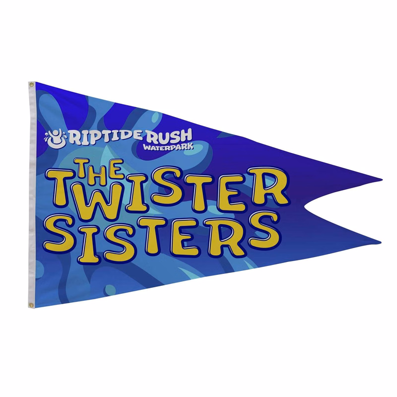 4' x 6' Nylon Burgee Flag Single-Sided