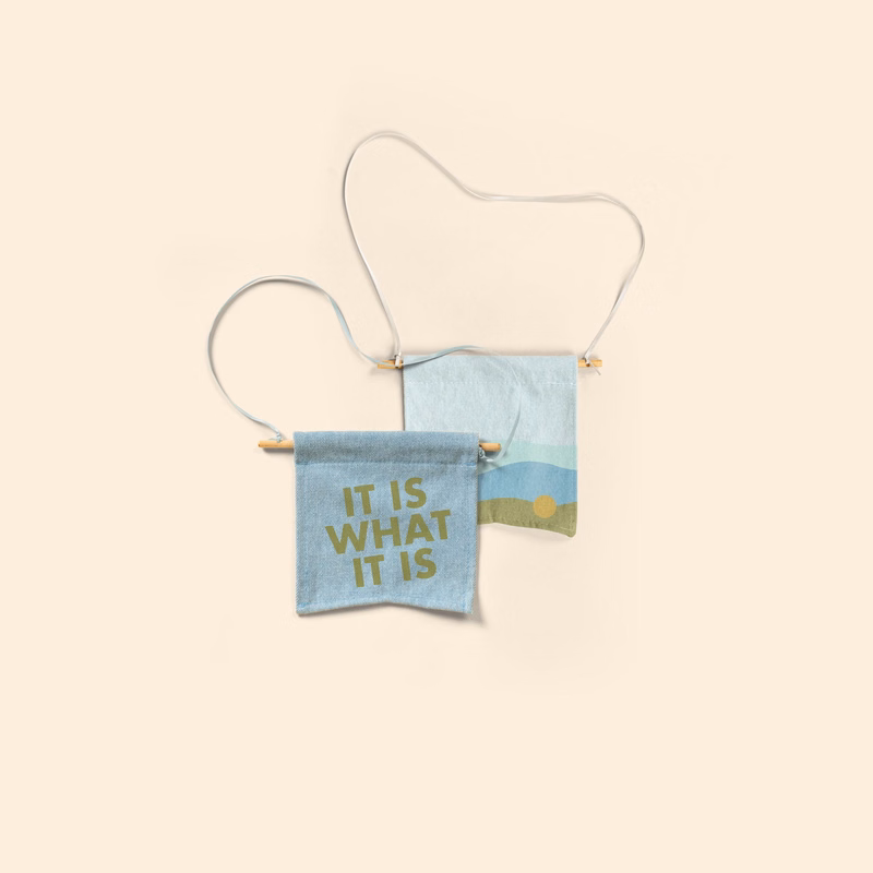 WALLFLOWER SMALL - DENIM