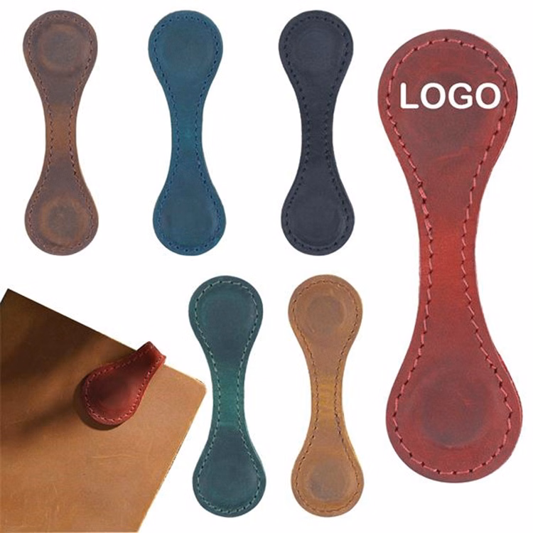 PU Leather Magnetic Bookmark