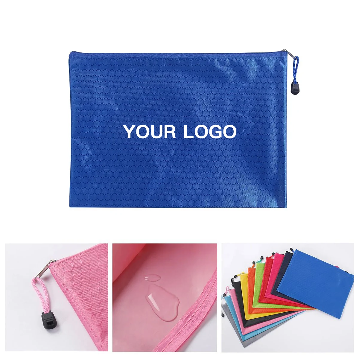Water Resistant Office Pouch with Zipper 1