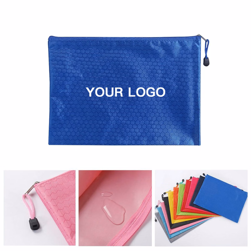 Water Resistant Office Pouch with Zipper