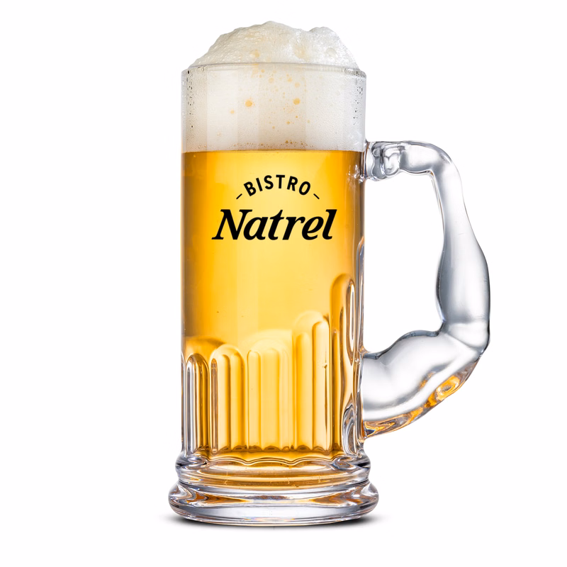 Muscle Man Beer Stein - Imprinted