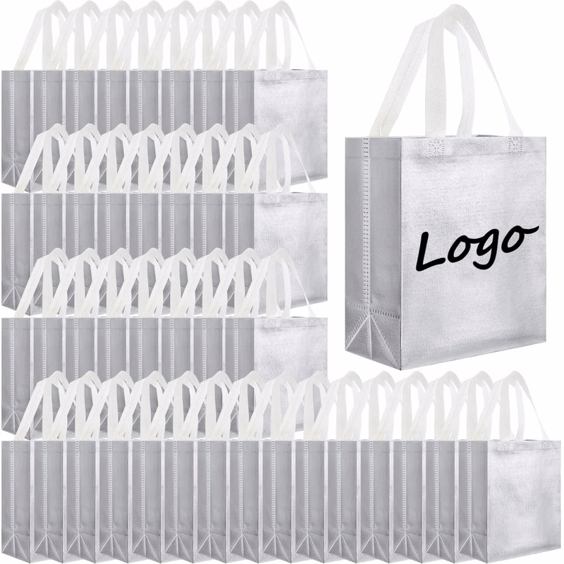 Glossy Laminated Reusable Gift Tote Bag