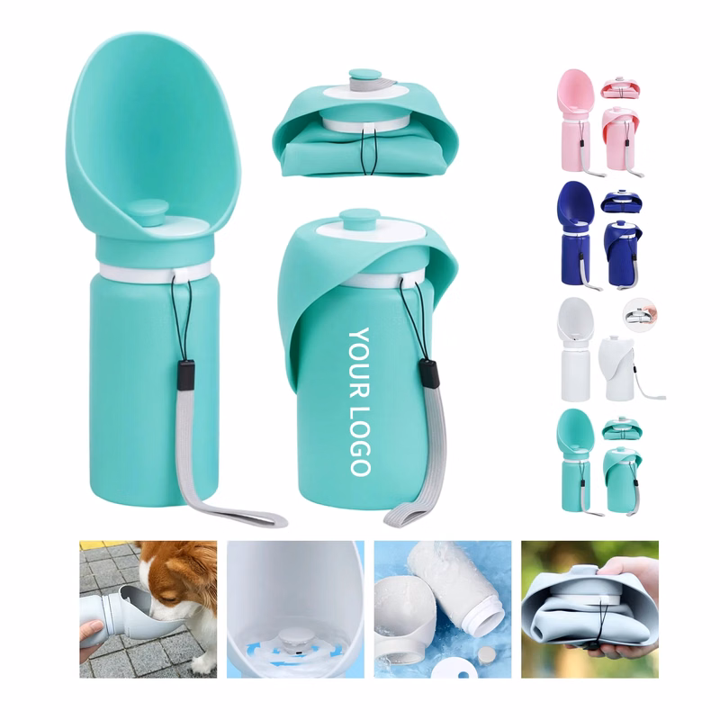 19oz Dog Outdoor Water Cup with Foldable Design