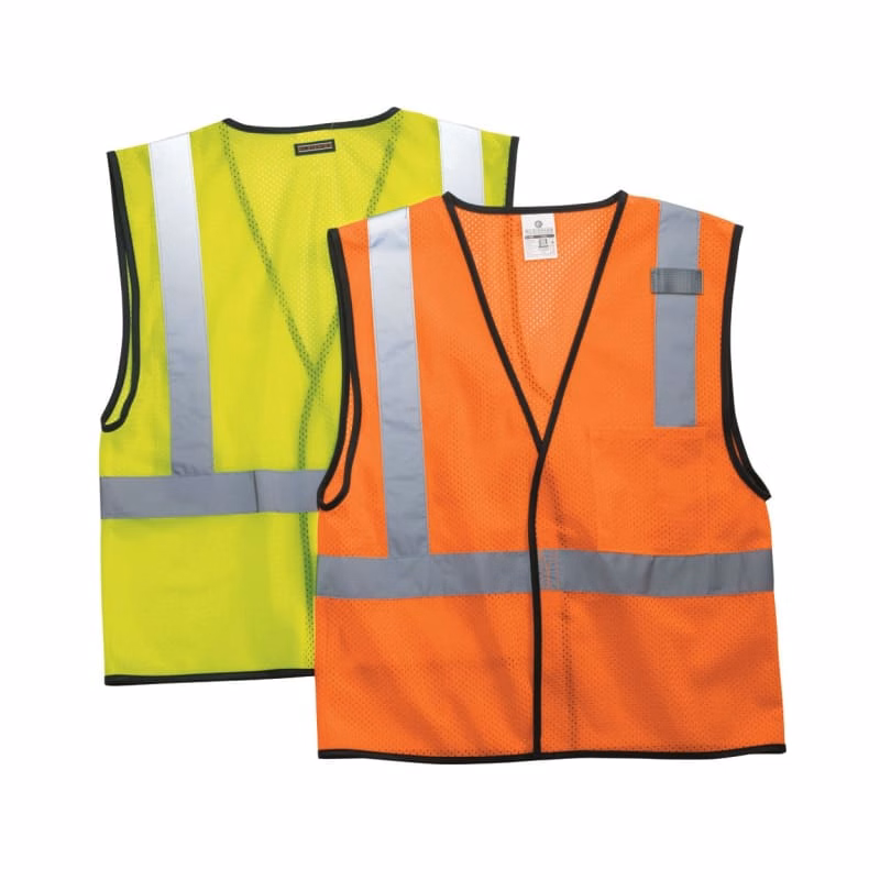 Kishigo Unisex Economy Single Pocket Hook-and-Loop Mesh Vest - 1193-1194