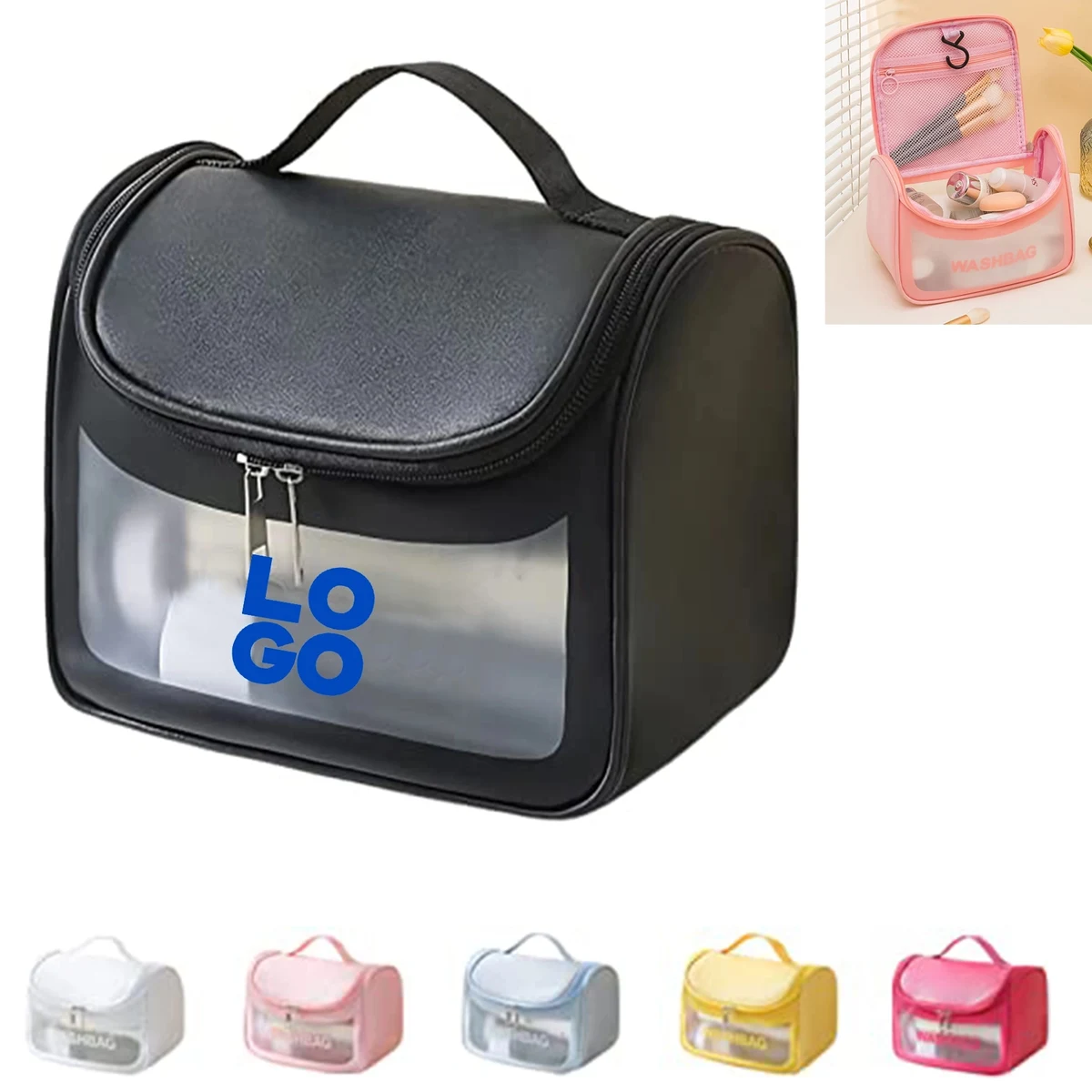 Clear Travel Toiletry bag 1