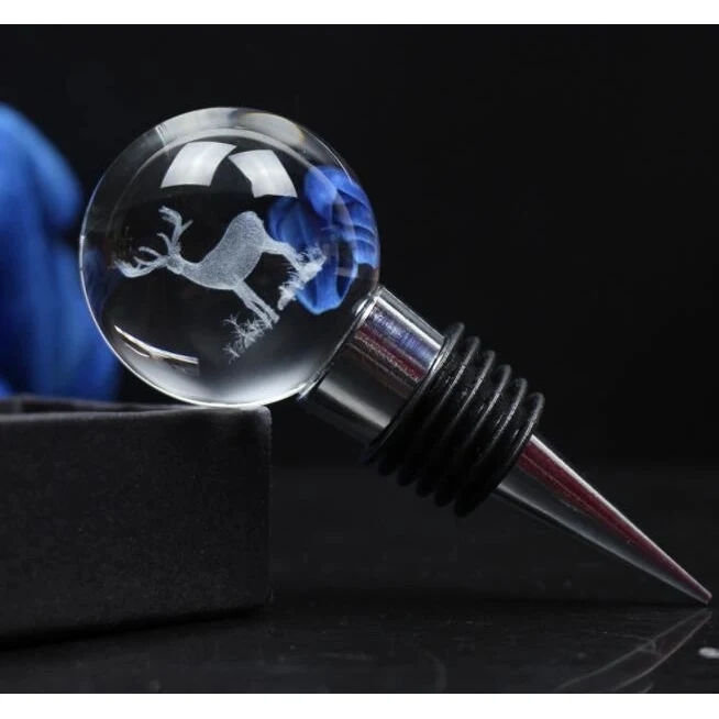 Crystal Globe Wine Bottle Stopper 1