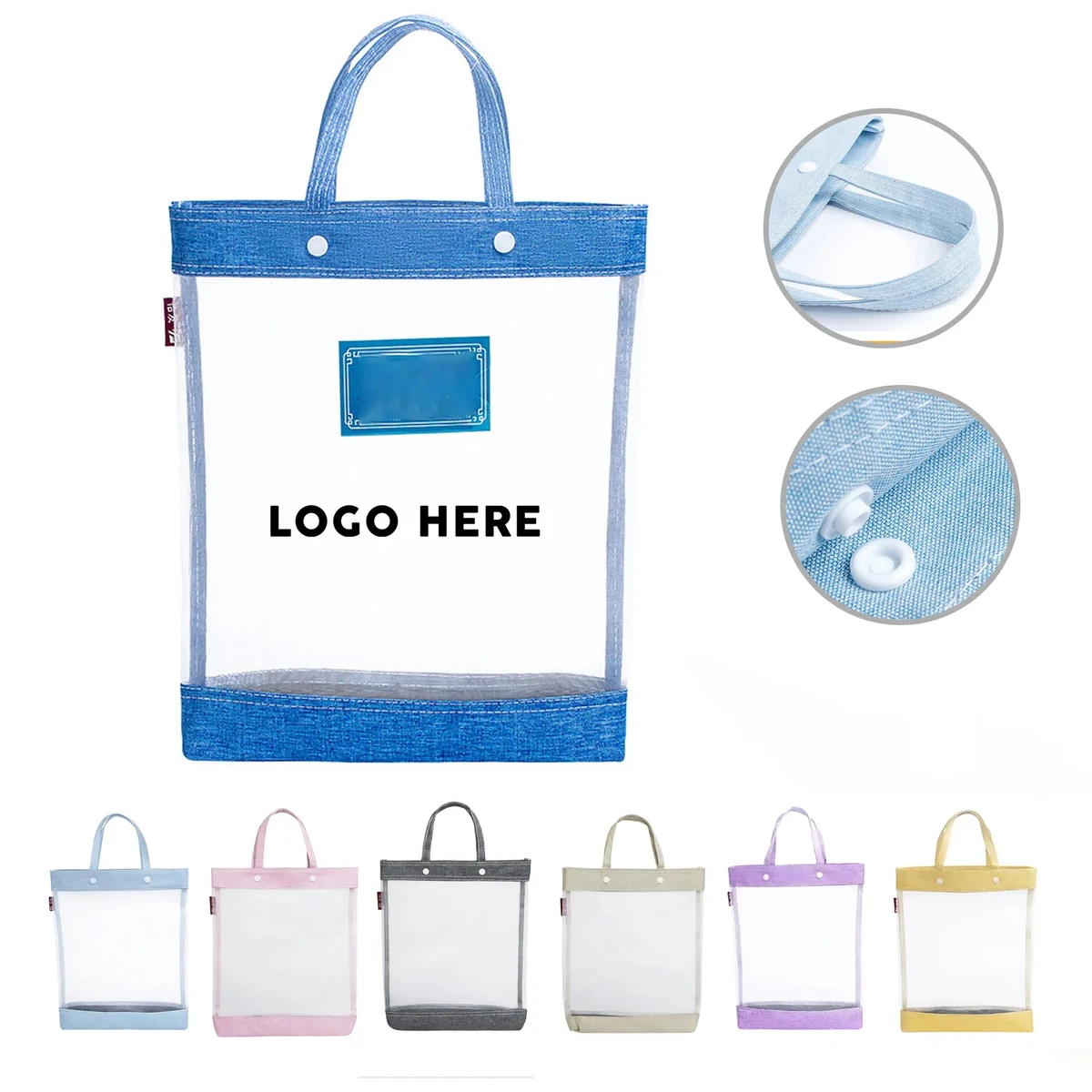 Mesh Zipper Pouch Durable Carry Out Bag 1