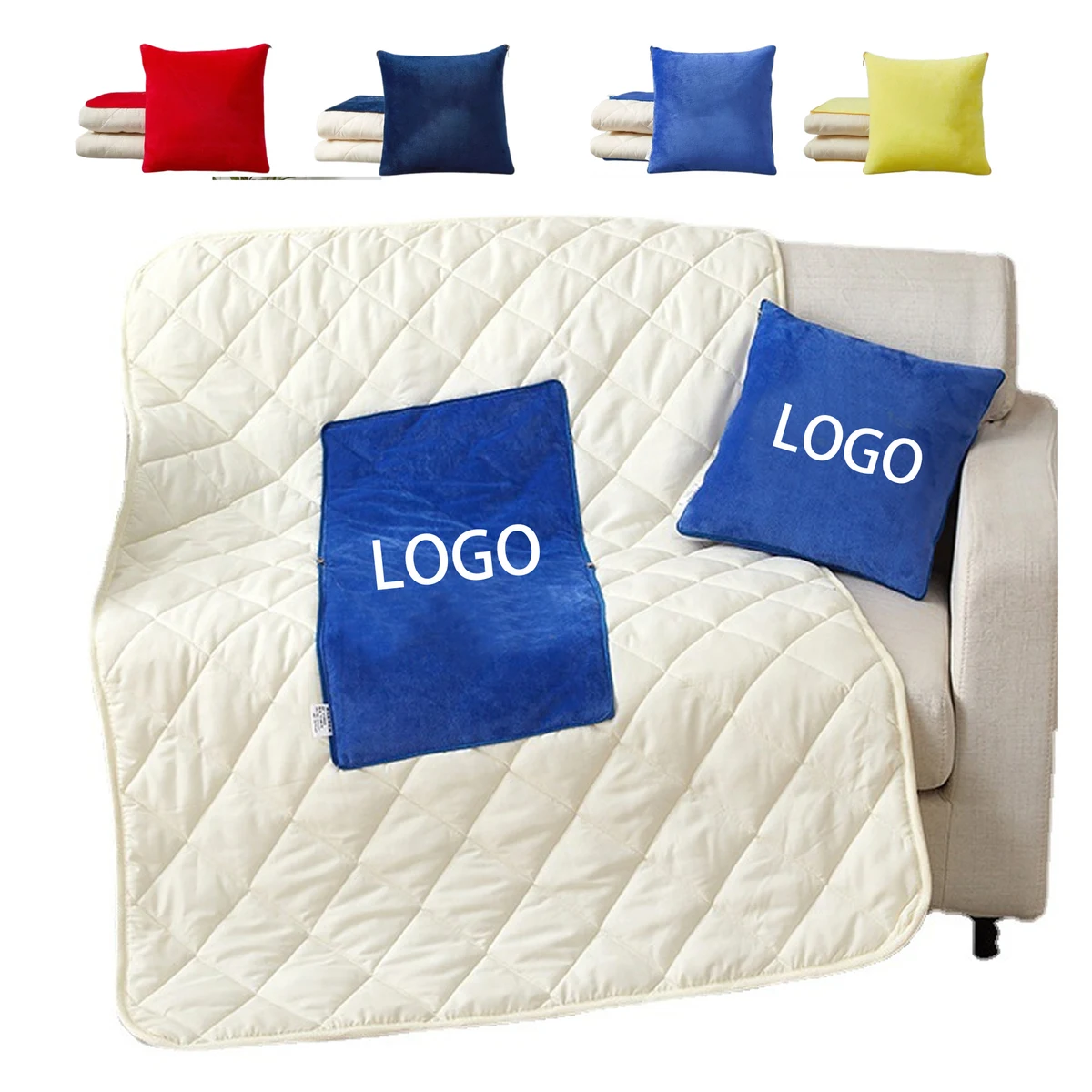 Cushion Pillow Blanket 1