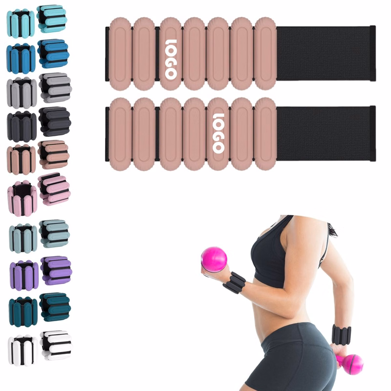 Adjustable Wearable Weights Silicone Wrist Bangles 1 pcs