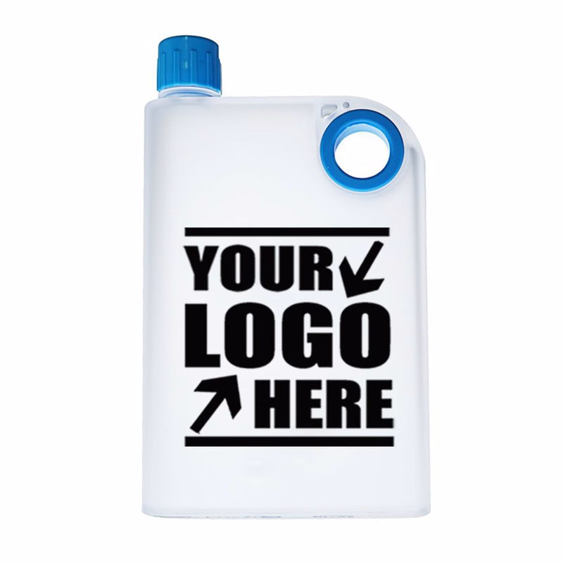 14 Oz A5 Book Shape Square Flat Water Bottle
