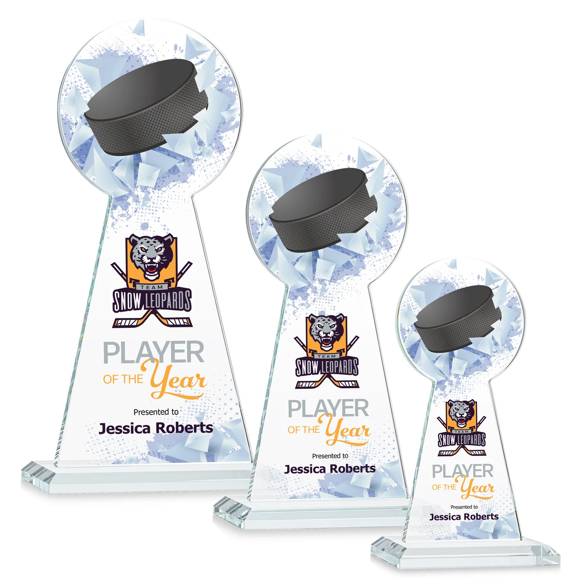 Edenwood Hockey VividPrint™ Award - Clear 1