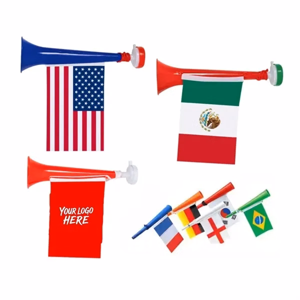 FIFA World Cup Patriotic Stadium Noise Maker for Commutes, Fitness and Travel