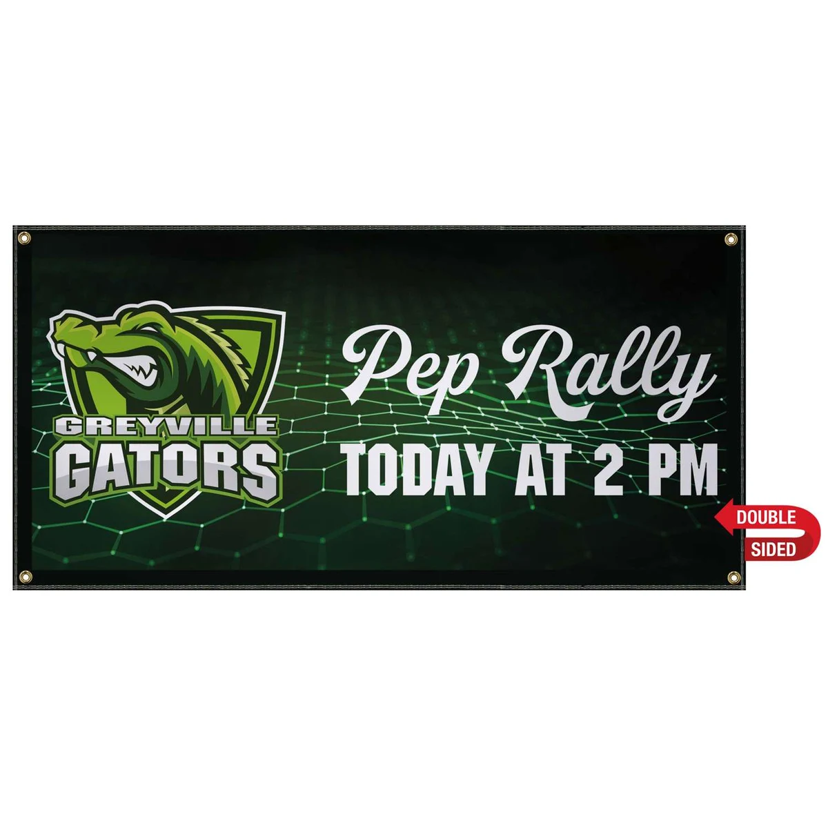 2' x 4' 13 oz. Smooth Vinyl Banner Double-Sided 1