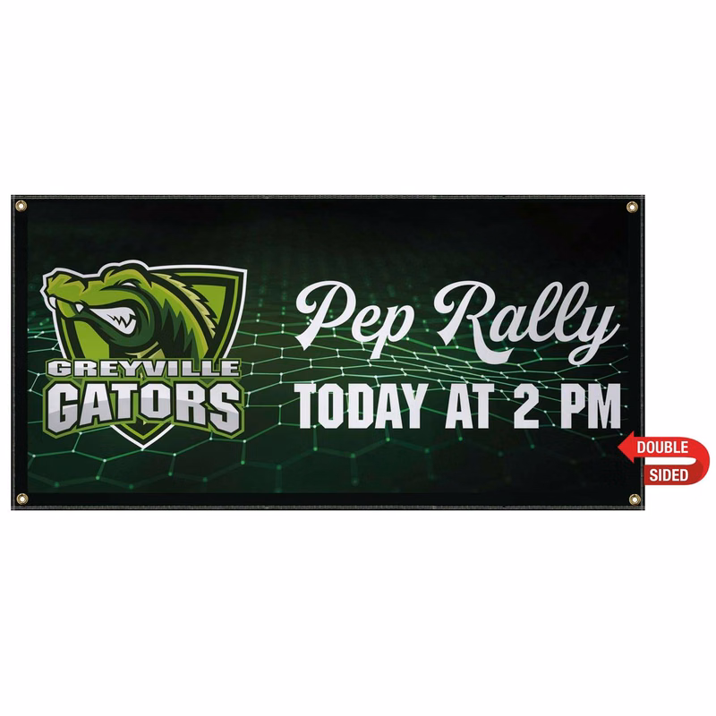 2' x 4' 13 oz. Smooth Vinyl Banner Double-Sided