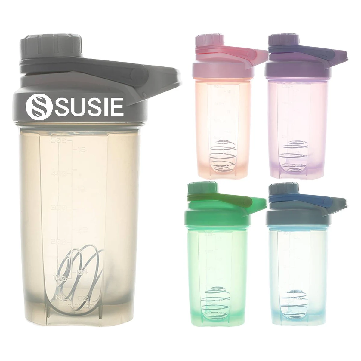 17oz Sport Shaker Bottle w/ Mixing Ball 1