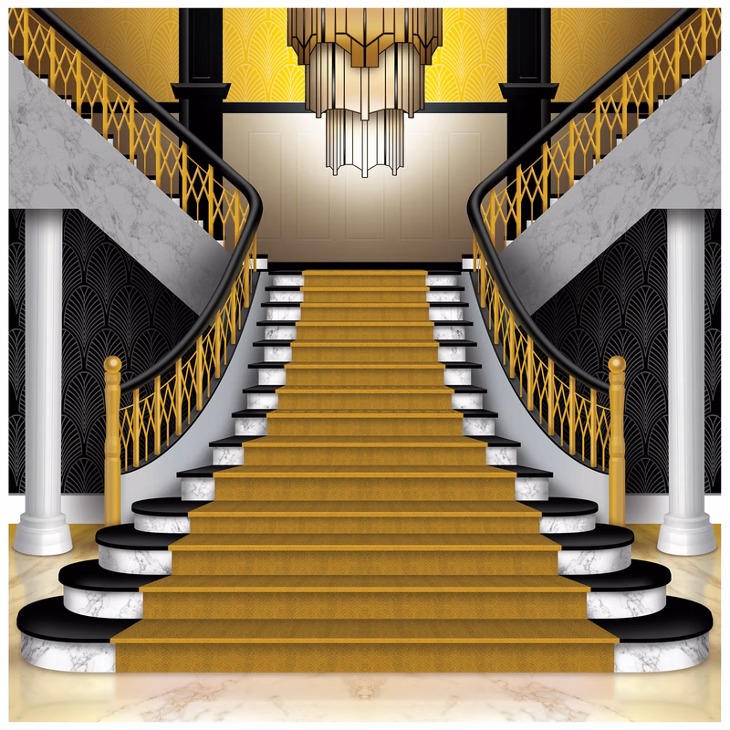 Great 20's Grand Staircase Photo Prop