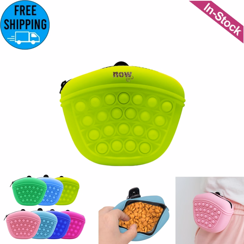 Stress Relief Silicone Dog Treat Pouch
